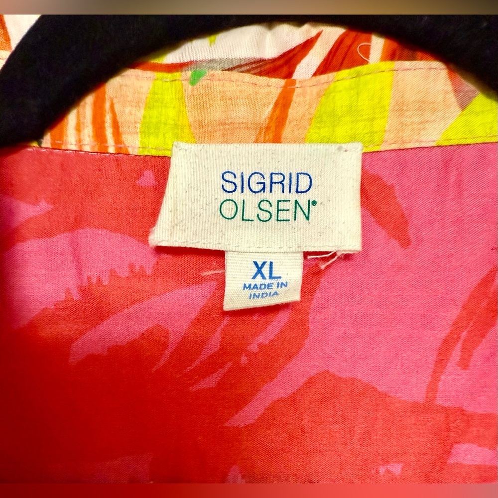 Sigrid Olsen Multicolor Button Down Shirt - Picture 3 of 11